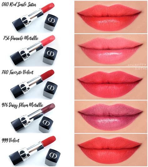 dior rouge lipstick shades.